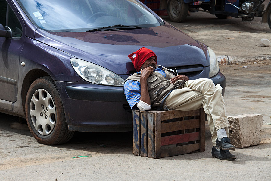  Car park attendant taking his job too serious